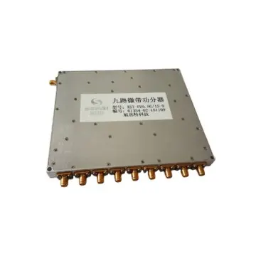 RF 9-Way Power Divider - Performance, Miniaturisation, Environmentally Adaptable